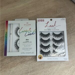 Bundle of Eyelure and Kiss Faux Lashes